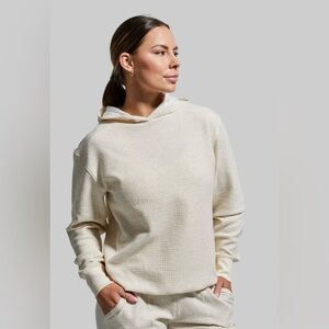 Denver Hayes waffle Women's Hoodie Sweater Beige M